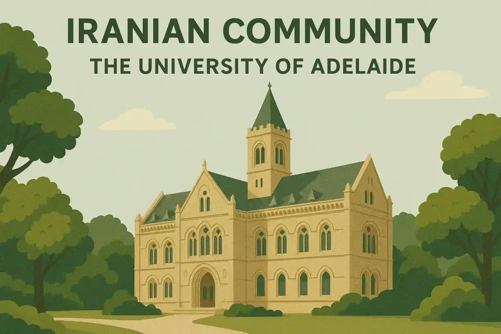 Iranian community at the University of Adelaide, representing Iranian students and academics in Adelaide, South Australia