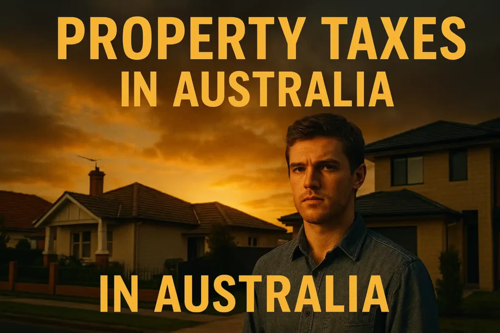 تصویر سینمایی با متن درباره مالیات‌های املاک