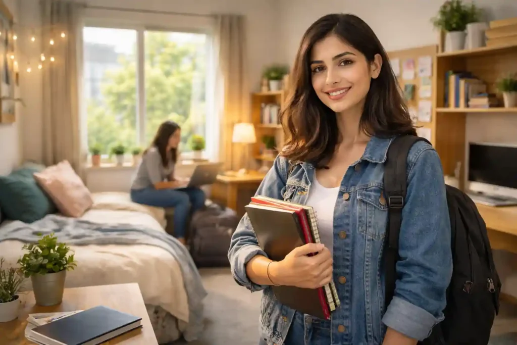 دانشجوی بین‌المللی در خوابگاه دانشگاه ملبورن استرالیا