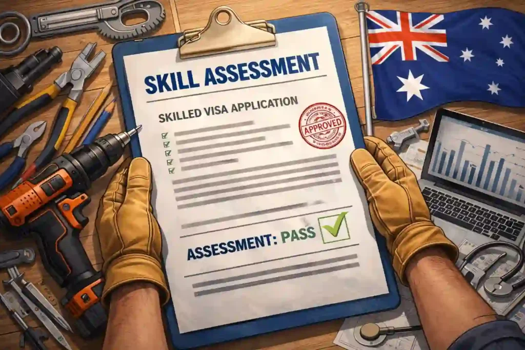 مدارک Skill Assessment استرالیا برای ویزاهای اسکیل؛ بررسی تخصص، سابقه کار و تطابق شغلی قبل از ثبت EOI